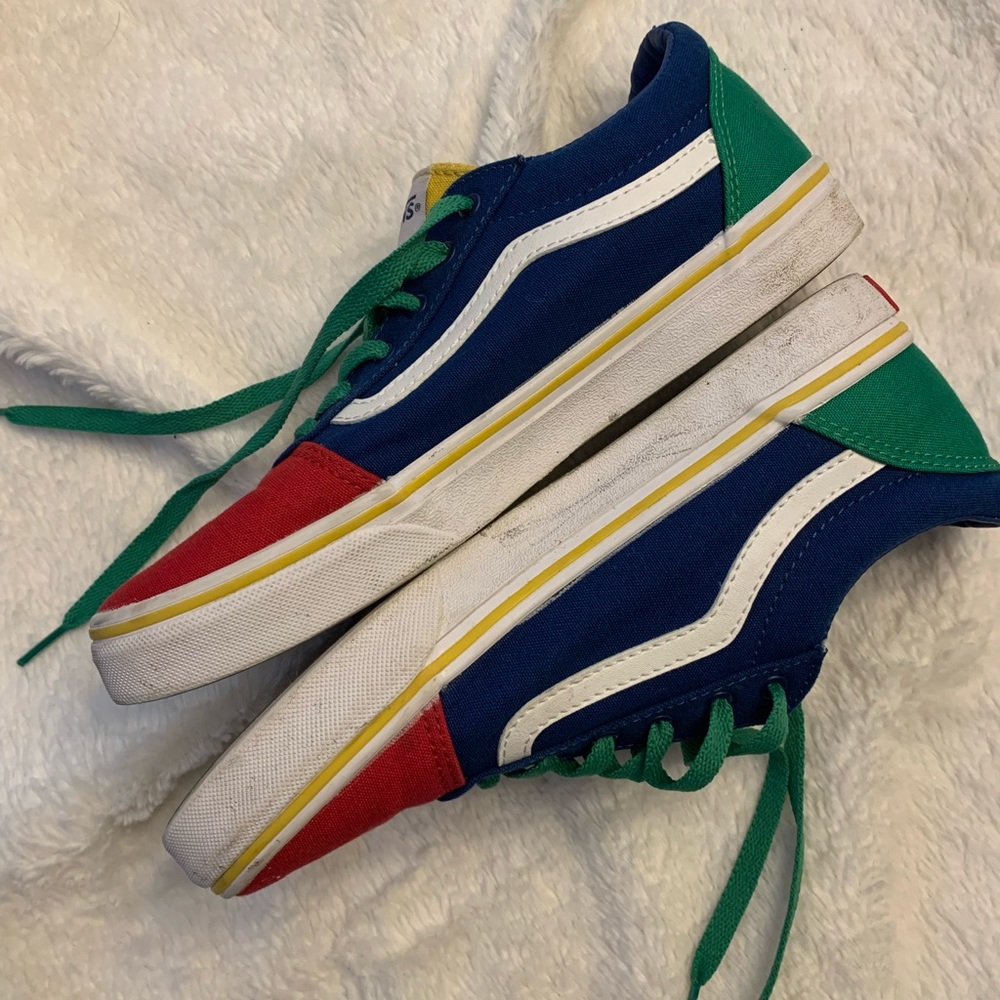 Color block vans